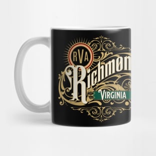 Richmond VA Virginia Capital RVA Pride Vintage Style Design Mug